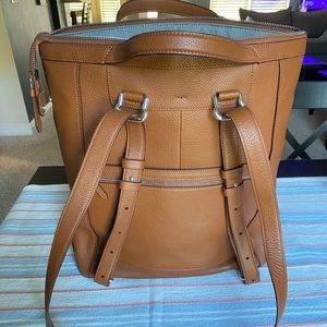Cole Haan Grand Ambition leather backpack tote